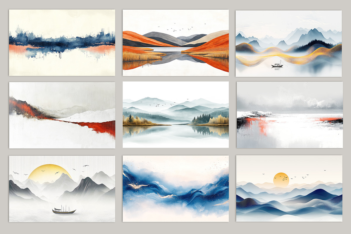 Abstract landscape art wallpaper, a Decorative Illustration by fei long (Photo 9 of 10)