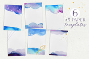 Eternal Galaxy Watercolor Collection, a Texture Graphic by Anna's Creative Store (Thumbnail 5 of 6)