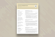 Resume Template, a Resume Template by DesignDevisers (Thumbnail 2 of 10)