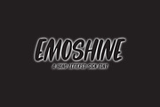 emoshine, a Font by OnTheSpotStudio (Thumbnail 1 of 3)