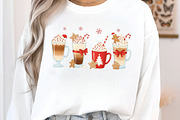 Christmas Bow Gingerbread Coffee Png, an Illustration by Craft Nest (Thumbnail 6 of 6)