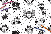 Creative Coloring Pages #2, a Pattern Graphic by PenguinHouse (Thumbnail 6 of 11)
