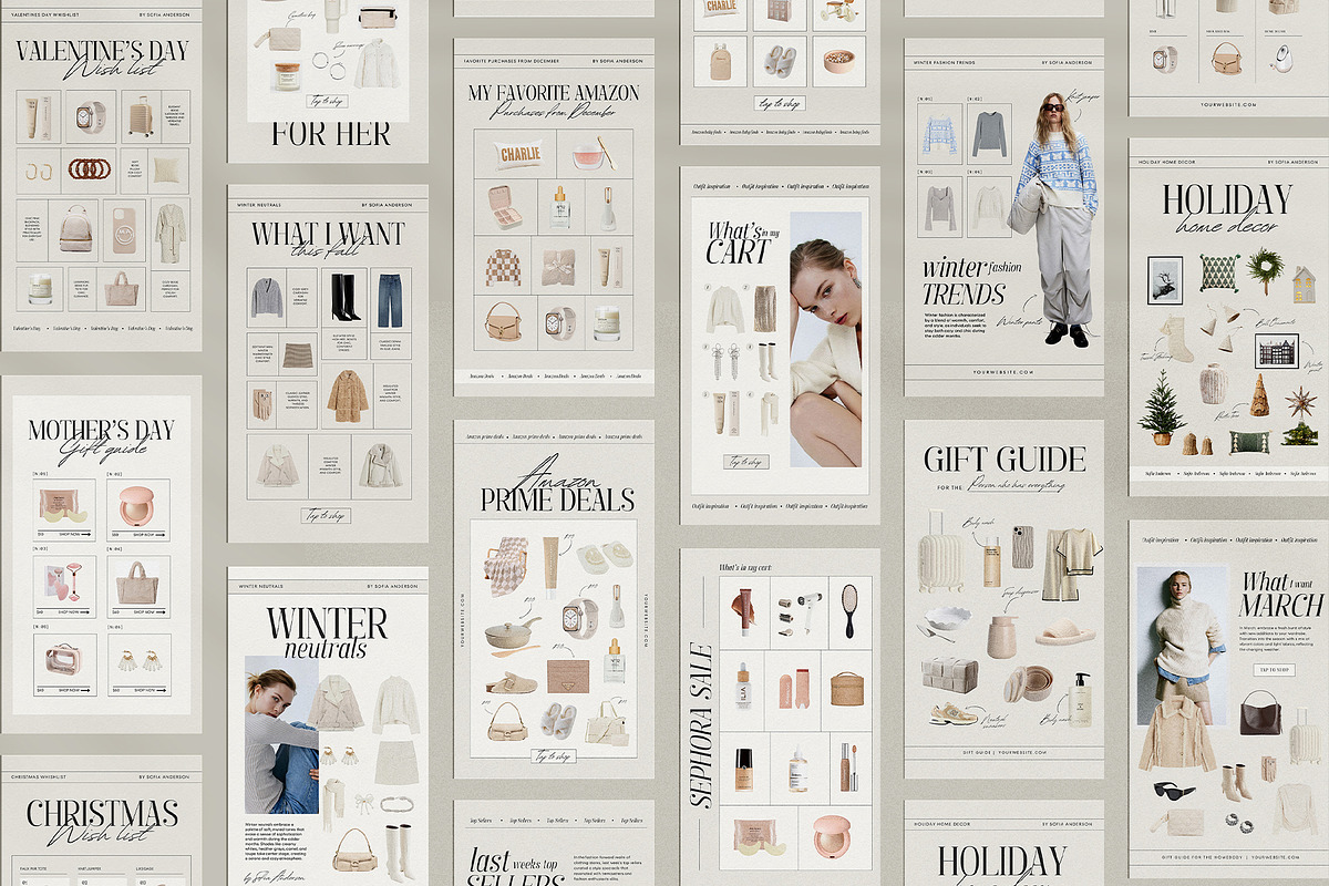 Canva LTK Instagram Stories Template, a Social Media Template by Amaré ...