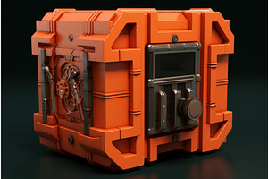Secure Metallic safe box lock, a Finance Illustration by Ylivdesign