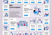 Finance Illustration Pack, a Finance Illustration by manuelbortoletti (Thumbnail 2 of 8)