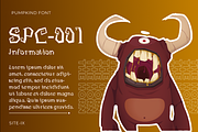 Pumpkind Spooky Halloween Font, a Symbol Font by Vadovastd (Thumbnail 4 of 8)