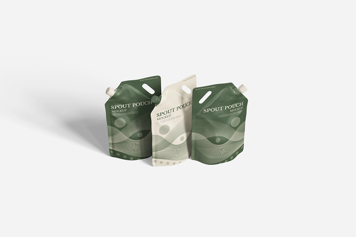 Spout Pouch Mockup, a Packaging Mockup by Indah