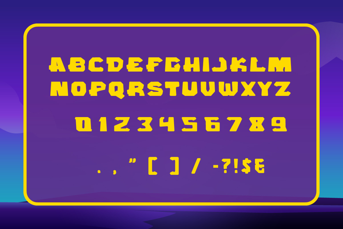 Victory Gaming Display Font, a Font by IHDSTD (Photo 4 of 4)