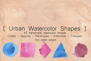 Urban Watercolor Shapes