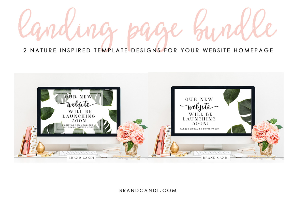 Website Landing Page, a Landing Page Template by Brand Candi (Photo 1 of 3)
