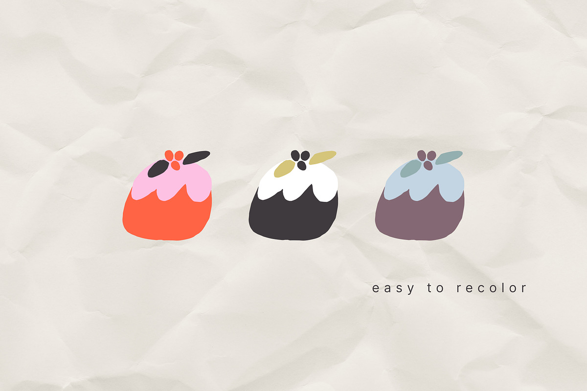 Whimsy bits. Christmas illustrations, an Object Graphic by kondratya (Photo 6 of 12)