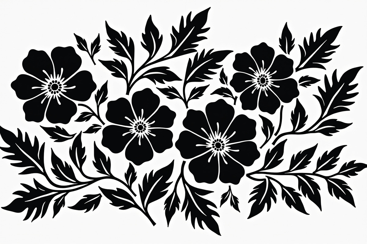 Floral Pattern Laser Cut Design Bund, an Object Graphic by Designs_River (Photo 3 of 10)