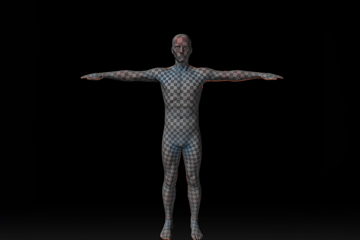 Male Human Base Mesh – Rigged, a Characters & Person 3D Model by Casa Mandarina (Photo 2 of 8)