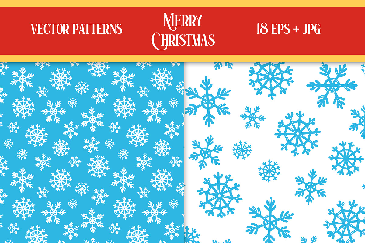 Christmas Vector Patterns Collection, a Pattern Graphic by AnnaViolet_store (Photo 6 of 10)