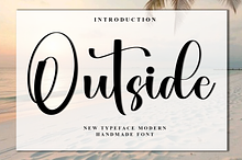 Outside