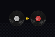 Vinyl Record Mockup, a Packaging Mockup by BORT GRAPHIC (Thumbnail 5 of 8)