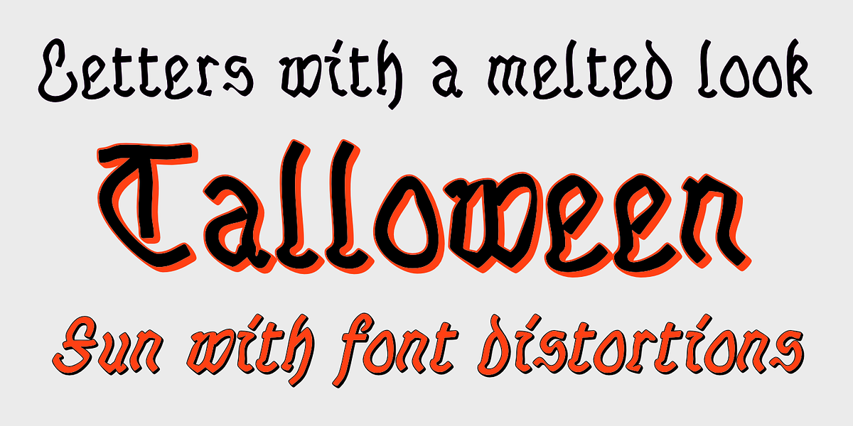 Talloween, a Handwritten Font by Ingrimayne Type (Photo 1 of 5)