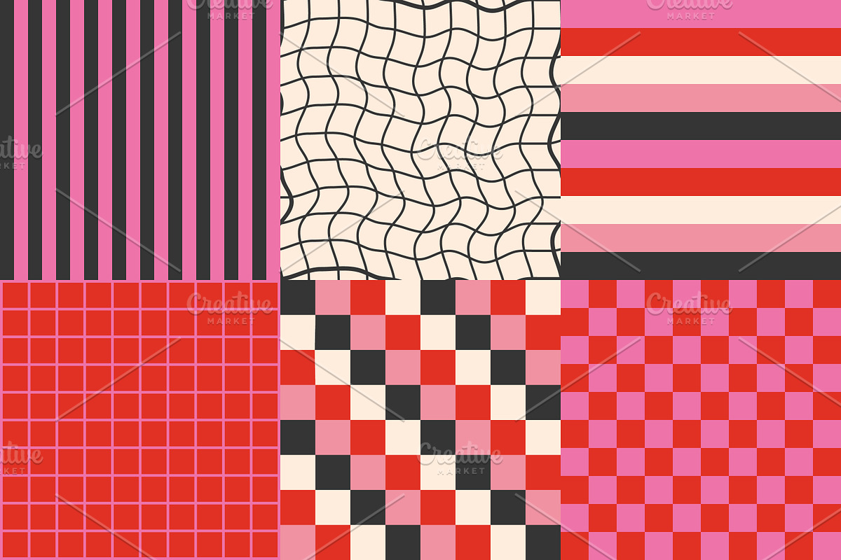 Playful Valentine Patterns, a Pattern Graphic by Art's and patterns (Photo 8 of 9)