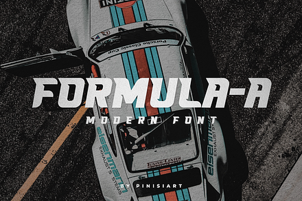 FORMULA A – Modern Font, a Sans Serif Font by Pinisi ART