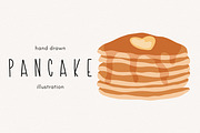 Pancakes clipart illustration, an Illustration by Allyson Johnson (Thumbnail 1 of 3)