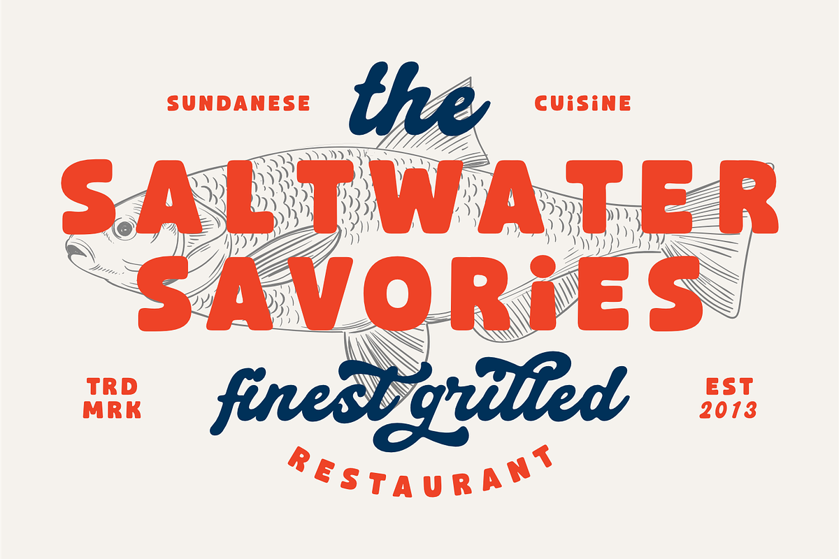 Tropical Sunlight - Mix Retro Font, a Sans Serif Font by Keithzo (Photo 3 of 11)