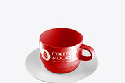 Ceramic Coffee Cup Mockup, an Advertising Mockup by OneVectorStock (Thumbnail 2 of 10)