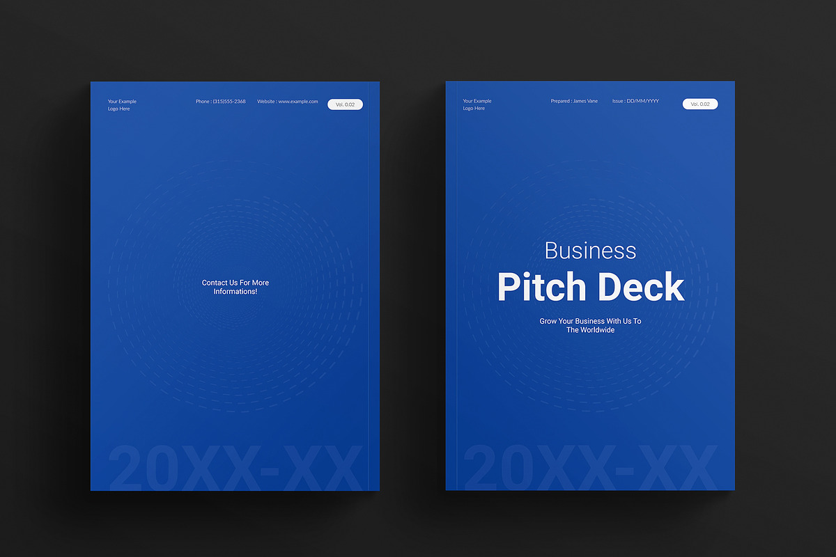 Digital Pitch Deck Template, a Brochure Template by E-Type (Photo 7 of 7)