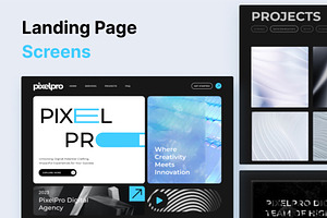 PixelPro Digital Agency UI Kit