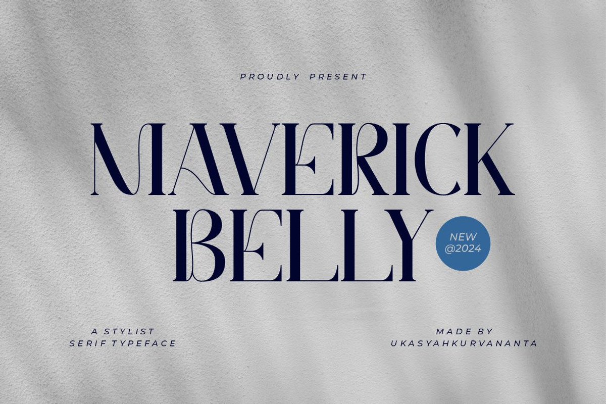 MAVERICK BELLY, a Serif Font by elevencreateam (Photo 1 of 13)