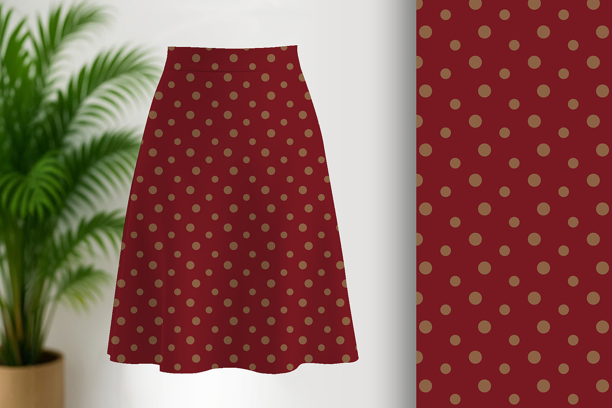Regal Red Polka Dots Seamless Repeat, a Pattern Graphic by Sharon Schwalbe (Photo 2 of 7)