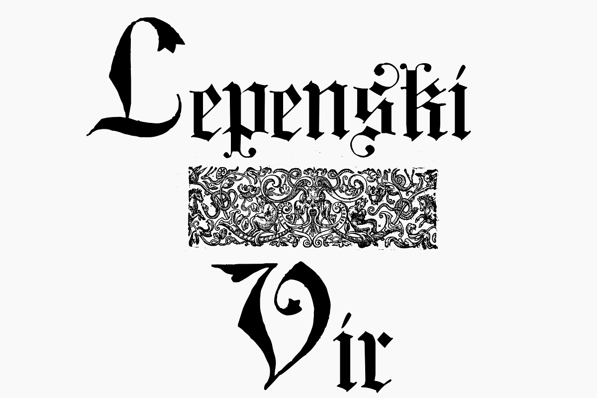 Lepenski Vir, a Blackletter Font by Intellecta Design (Photo 1 of 5)