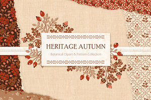 Heritage Autumn Pattern Collection, a Pattern Graphic by PATTERNS etc.