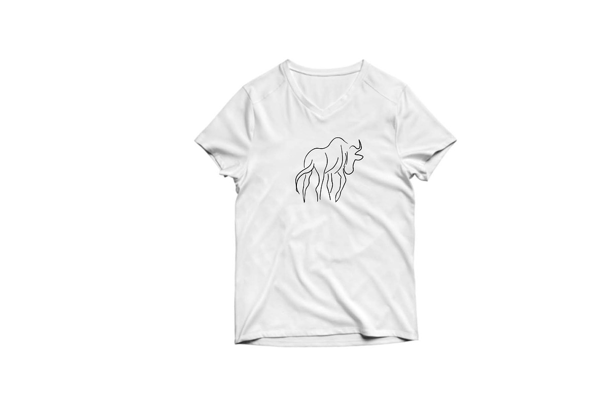 Wild Bull Line Art SVG Bundle, an Animal Illustration by MilanaTT (Photo 4 of 6)