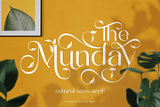 The Munday Typeface, a Sans Serif Font by alit design (Thumbnail 1 of 15)