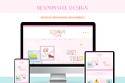 Bright Colorful Shopify Theme Retro, a Shopify Template by Macarons and Mimosas (Thumbnail 6 of 10)