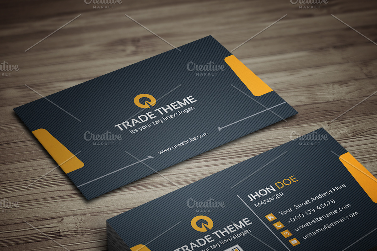 Trade Theme Business Card, a Business Card Template by GenerousArt (Photo 5 of 6)