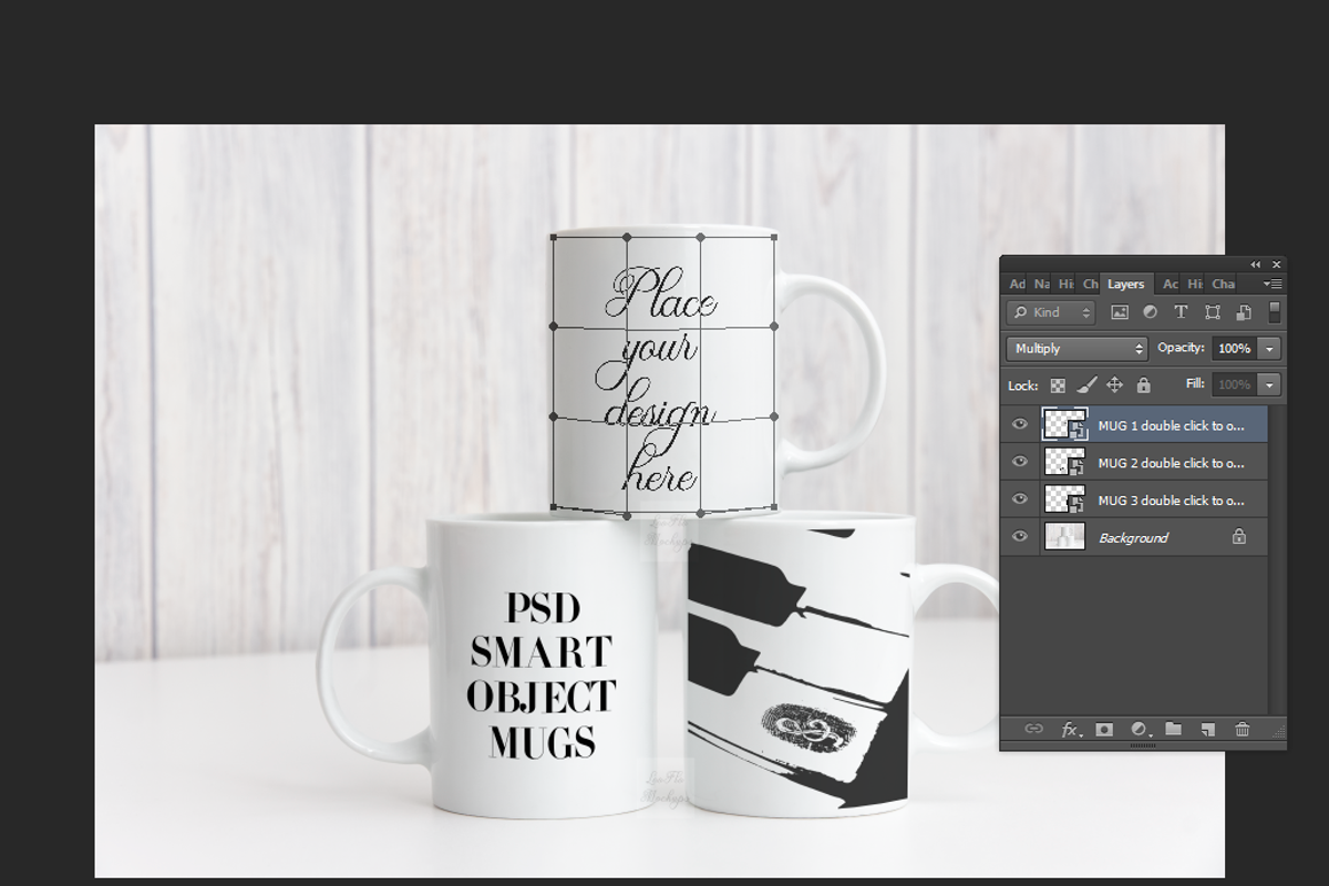 3 Coffee mug mockups three cups psd, a Cups & Container Mockup by Leo Flo Mockups (Photo 2 of 2)