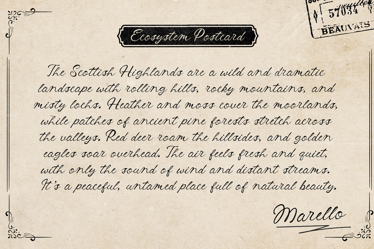 Marello Postcards - Warm Handwritten, a Handwritten Font by Lettertype Studio (Photo 6 of 10)