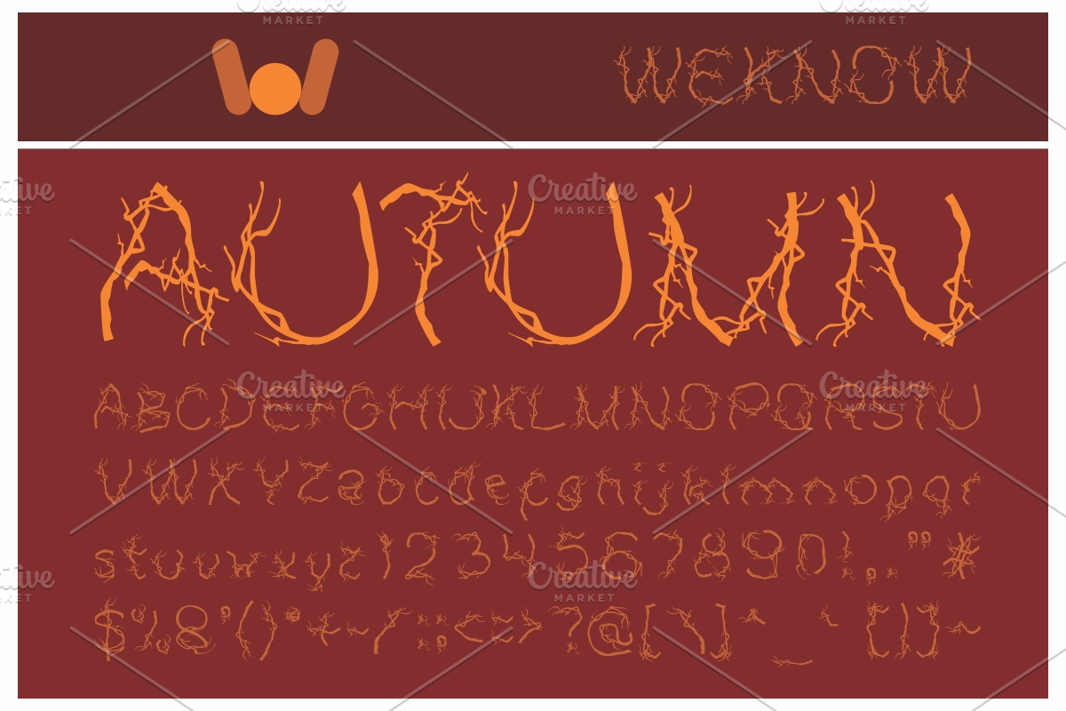 autumn font