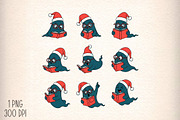 Halloween Christmas Ghost Read Book, an Illustration by Daily.Designs (Thumbnail 1 of 5)