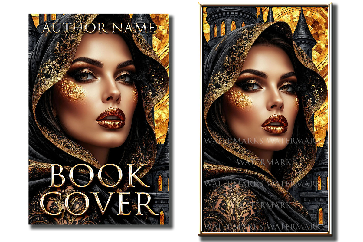 Fantasy pre-made bookcover, poster, a Wallpaper Graphic by JuliaStarArt-FantasyHome