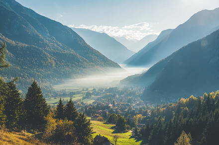 Valley view in Montenegro showcasing, a Photo by Iftikhar Alam