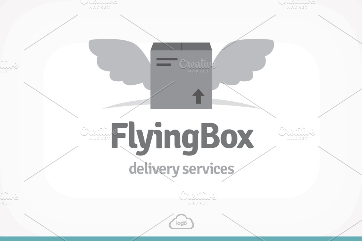 Flying Box Logo Template, a Branding & Logo Template by Logo Heaven ...