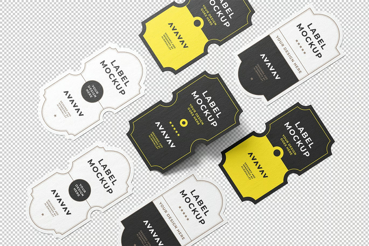 Label Mockup, an Advertising Mockup by zpackcreative (Photo 3 of 5)