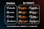 Moga Rezeki  Duo, a Script Font by Astageni (Thumbnail 2 of 8)