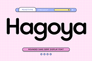 Hagoya - Rounded Font, a Sans Serif Font by Pekotype (Thumbnail 1 of 15)