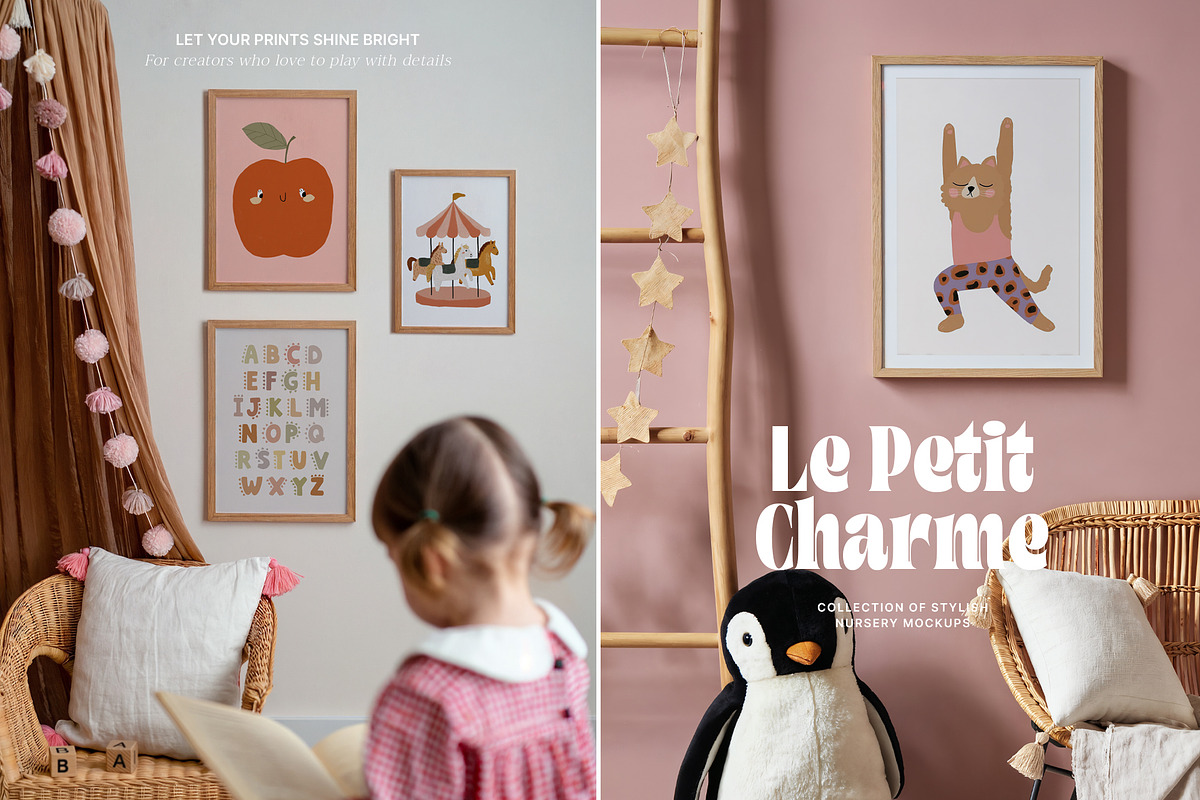 'Le Petit Charme' Kids Frames Mockup, a Household Mockup by Muse Mockups (Photo 3 of 18)