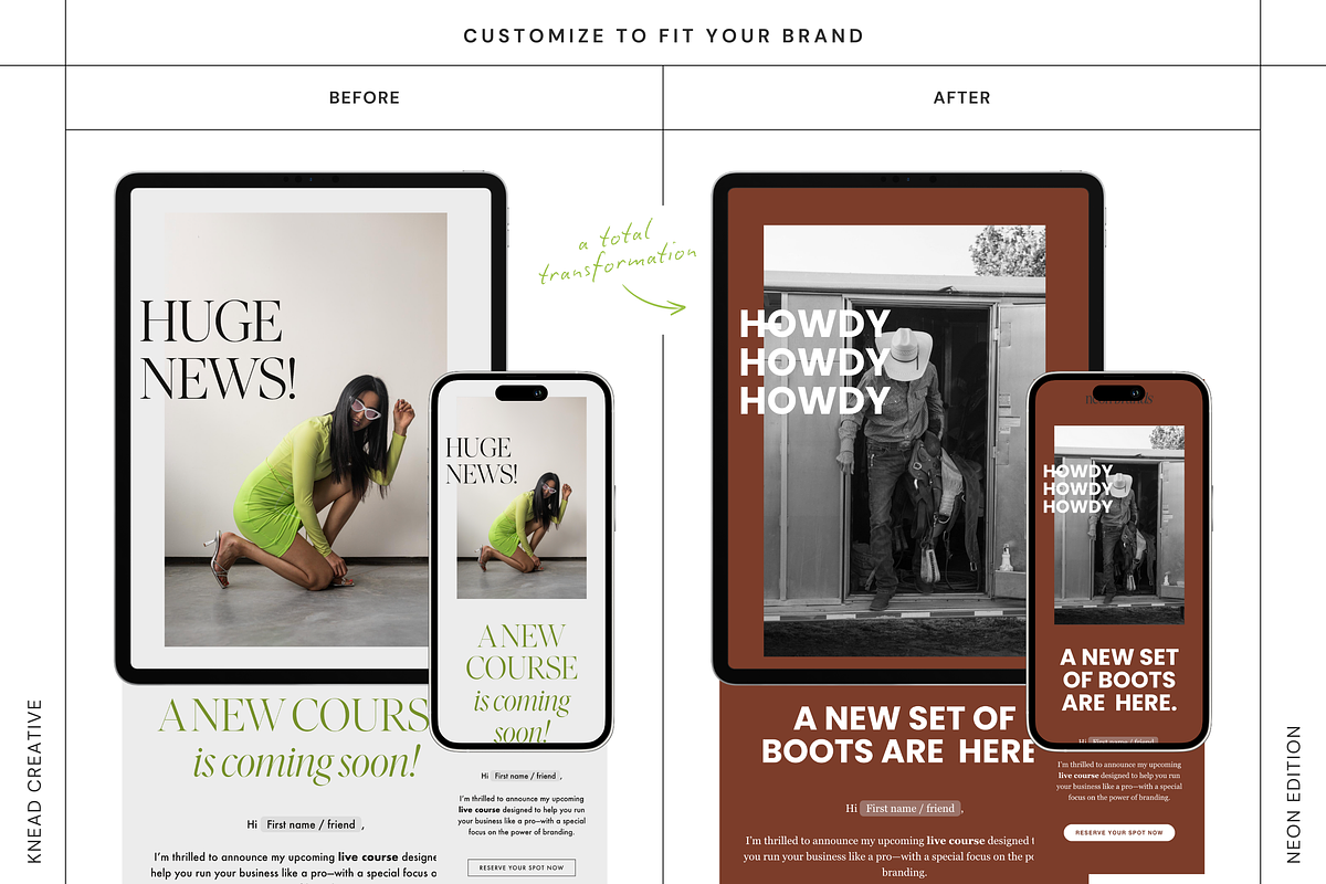 Product Tease Flodesk Email Template, an Email Template by Knead Creative (Photo 4 of 6)