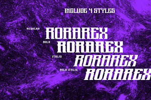 Rorarex Font