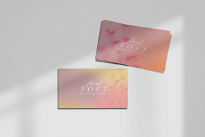 Soft Floral Grainy Backgrounds